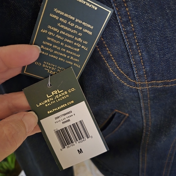 Ralph Lauren Dark Blue Jean Jacket - Picture 3 of 9